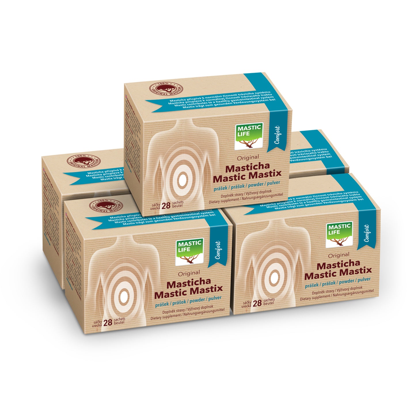 Mastic Comfort Economy Pack (140 Sachets) Masticlife